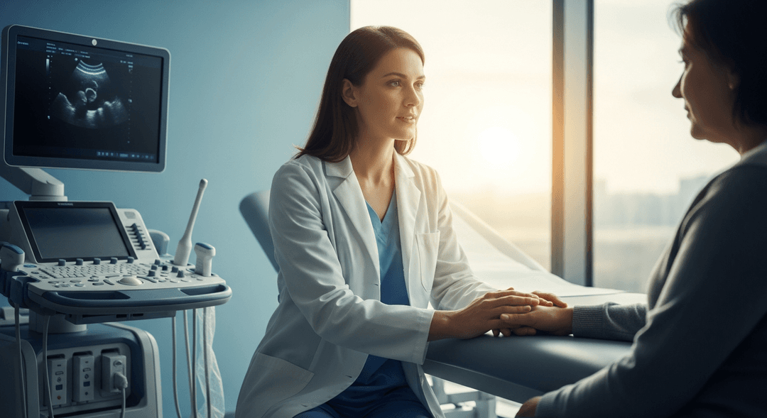 Accompagnement médical bienveillant après échographie