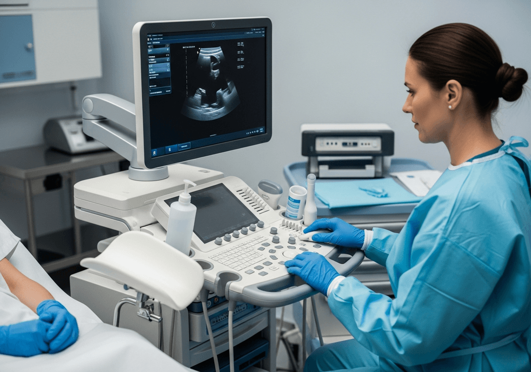 Illustration suivi échographique fibromes pendant grossesse