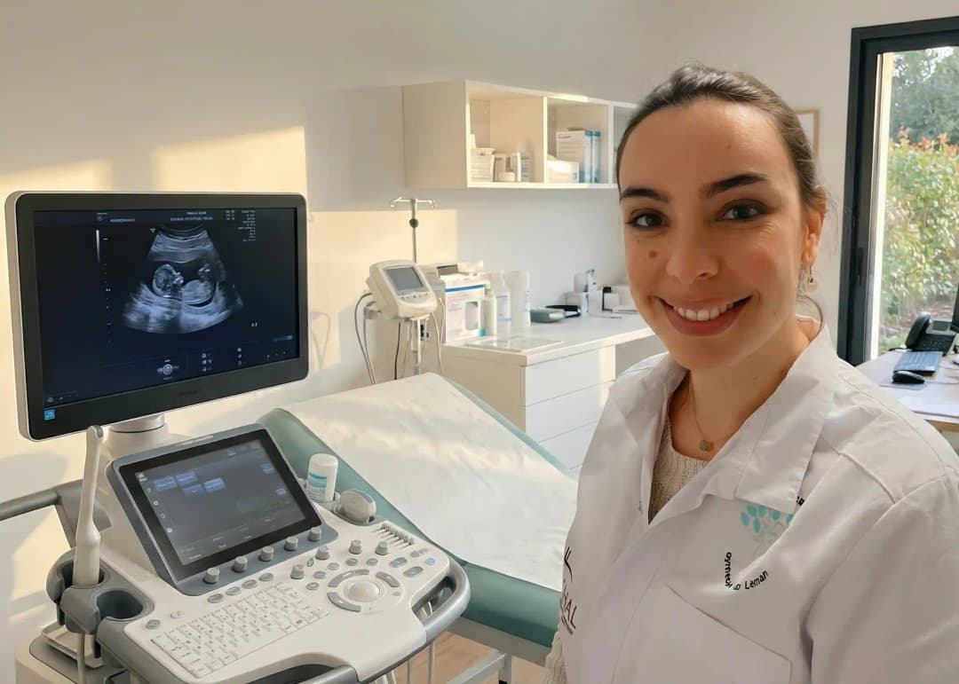 Charlotte Bessodes, Sage-femme échographiste