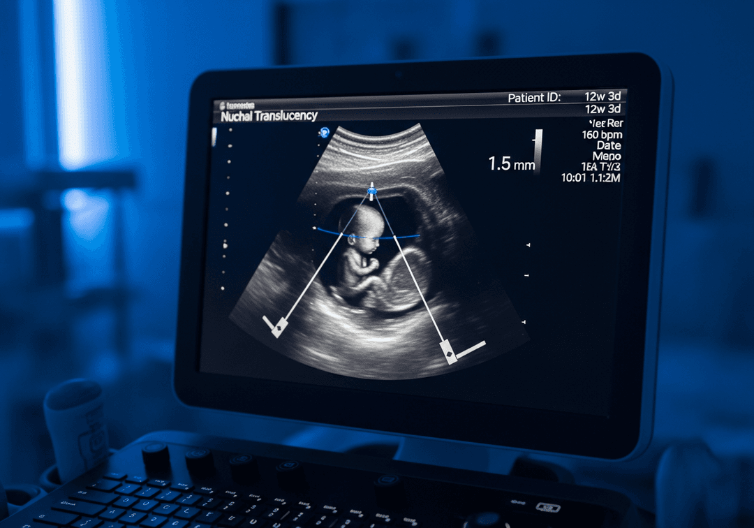 Illustration mesure clarté nucale