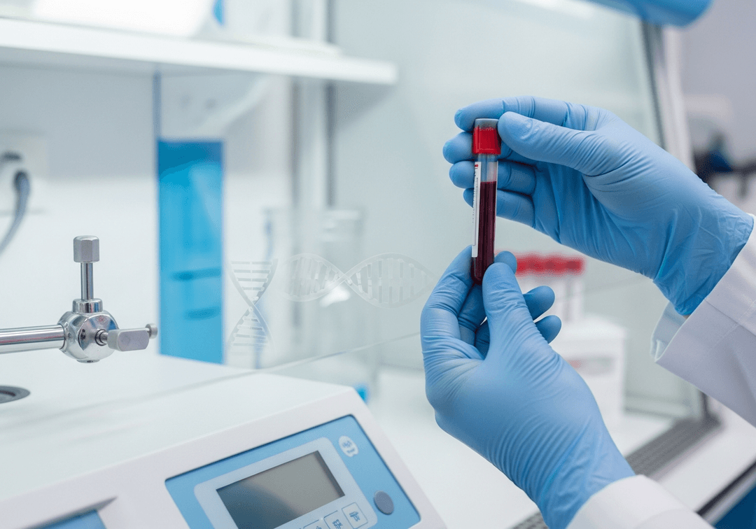 Illustration marqueurs sériques prise de sang