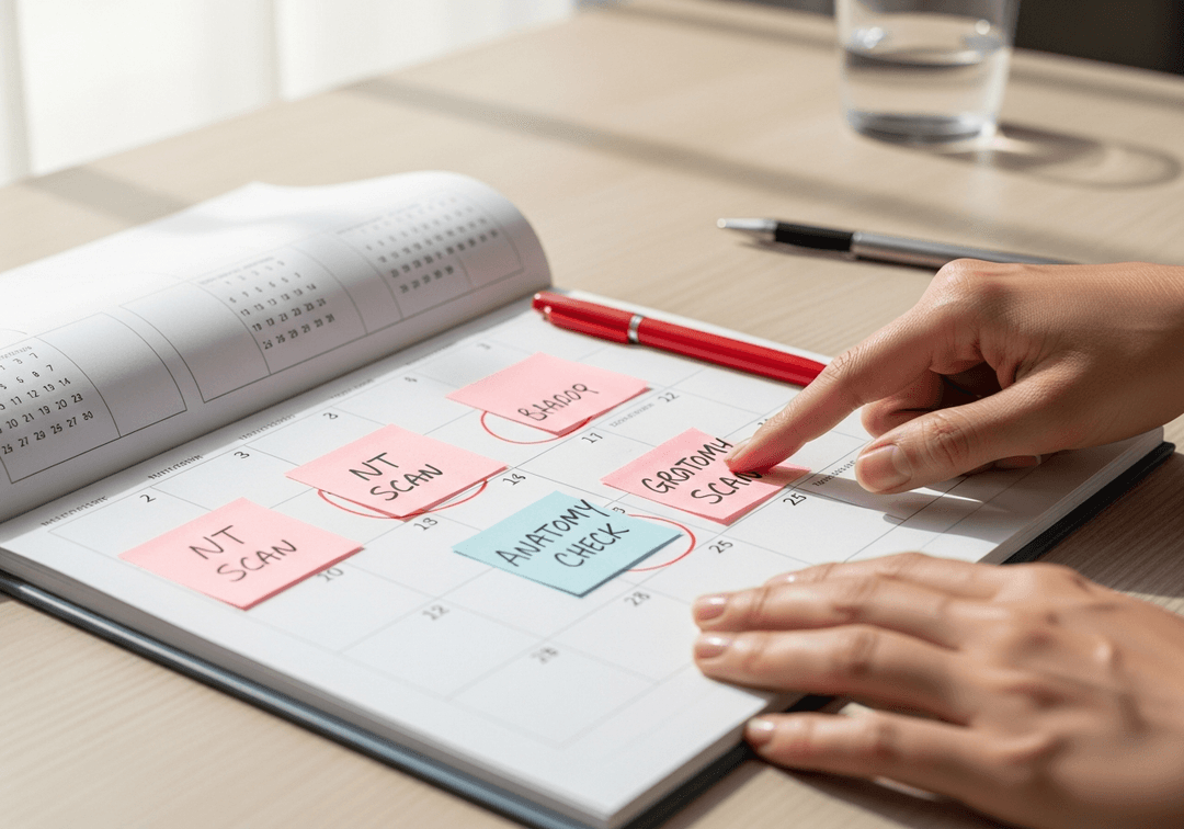 Calendrier des échographies de grossesse